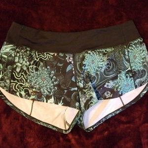 Lululemon speed shorts